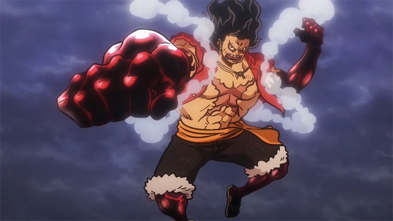 Luffy ở trạng thái Gear 3 trong cuộc chiến tranh giành chìa khóa