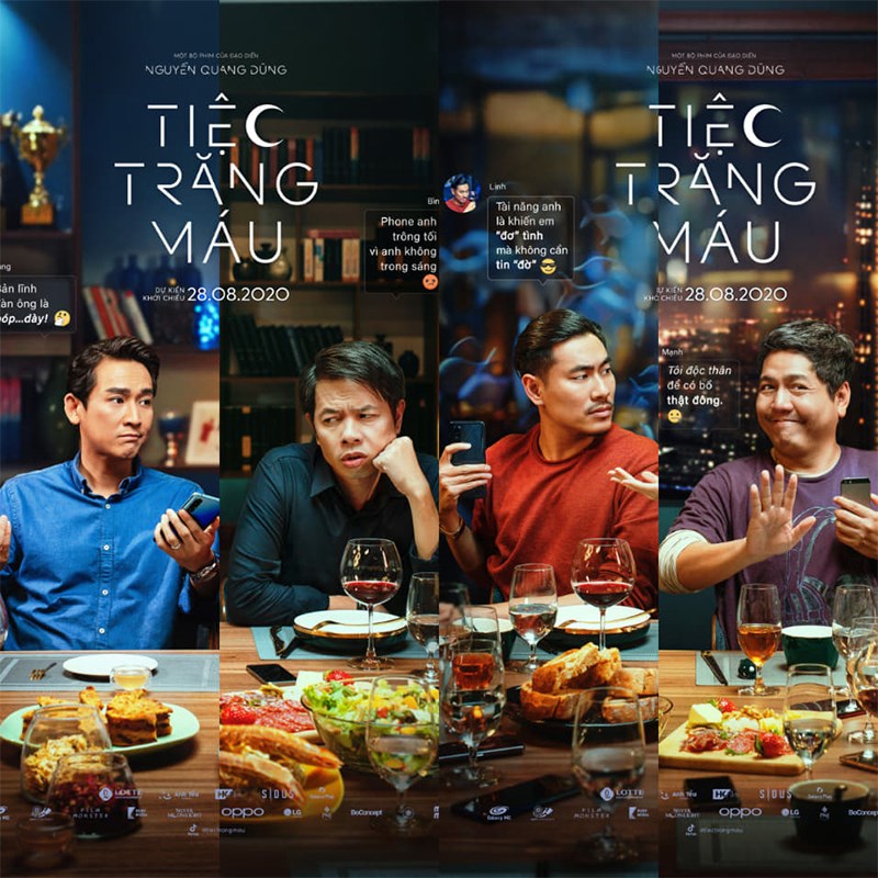 Những người đàn ông trong bữa "Tiệc trăng máu"