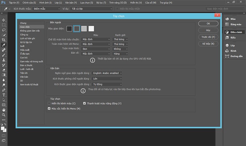 Photoshop đ&atilde; được Việt h&oacute;a