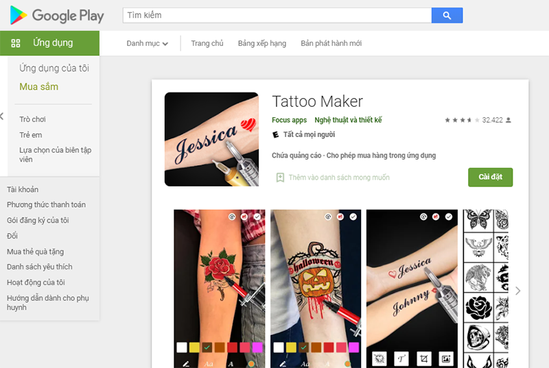 Tattoo Font Designer - Ứng dụng trên Google Play