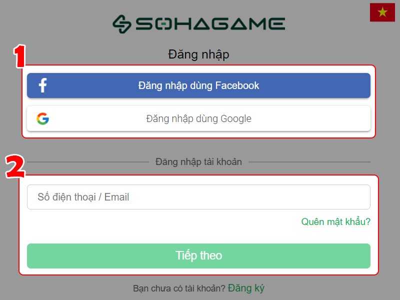 Đăng nhập tài khoản game Tam Quốc Liên Minh 