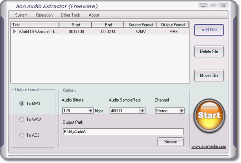 AoA Audio Extractor