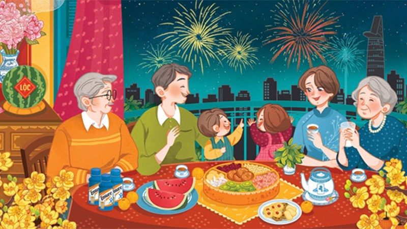 Tết đến xuân về là dịp để mọi người quây quần và dành cho nhau những lời chúc tốt đẹp.