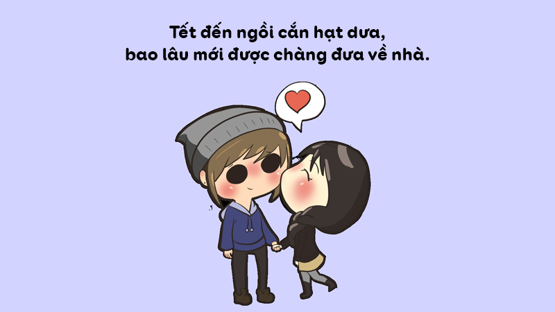 Tết này bánh kẹo ngập nhà. Anh thích Kitkat hay là kiss em.