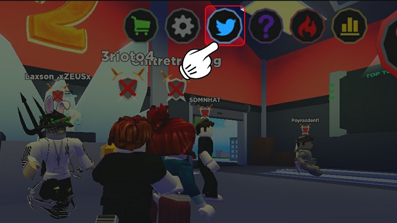 Chọn biểu tượng nhập code