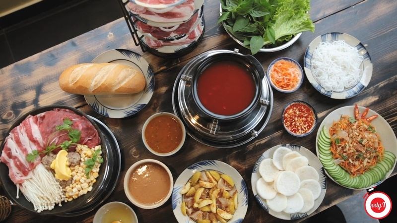 Đặc trưng ở đây là các món bò