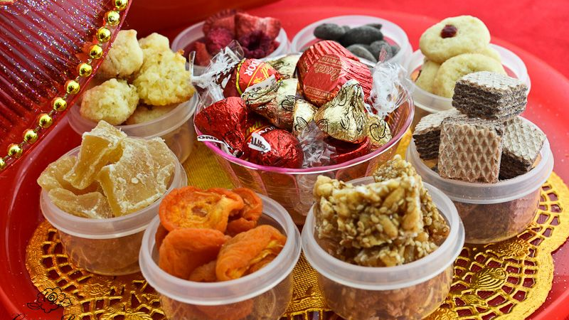 Candies, Dried Candied Fruits (Kẹo, mứt)