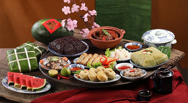 Mâm cỗ mặn