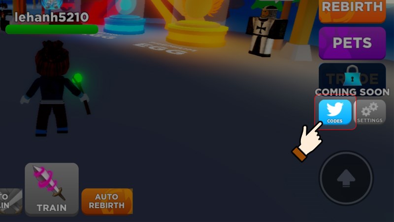 Nhấn chọn biểu tượng Twitter