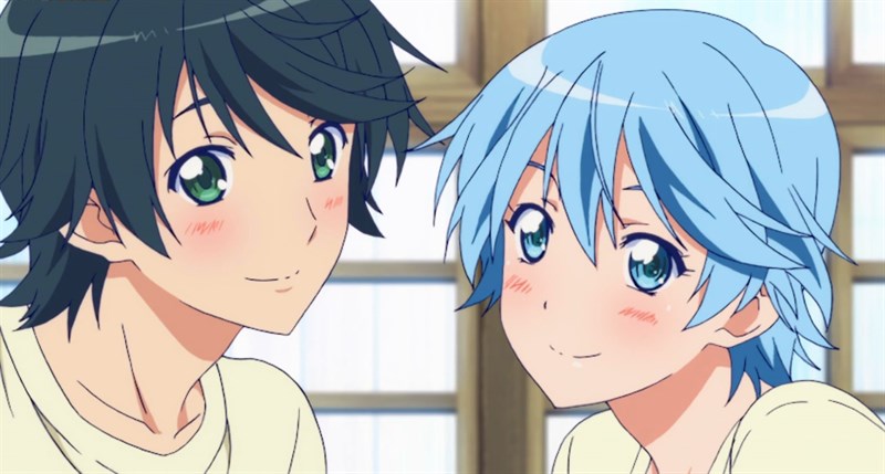 Haruna Yuu và Akitsuki Fuuka. 