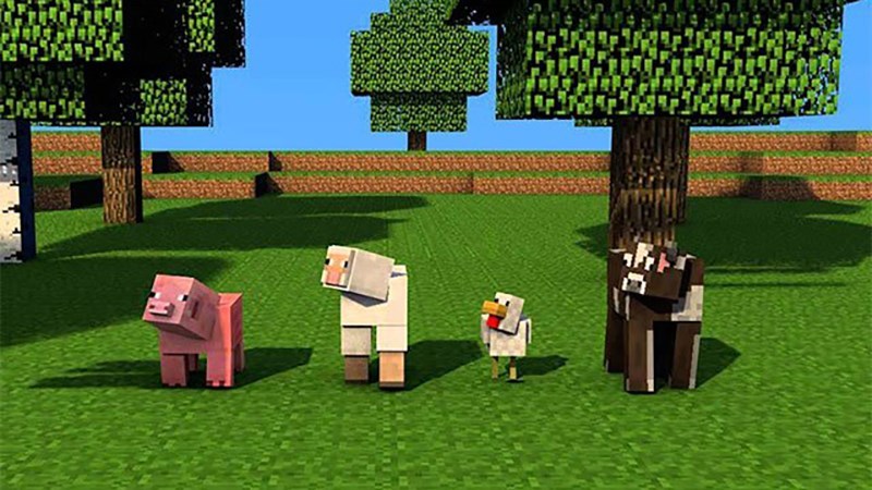 Thế giới Minecraft được tạo từ những khối lập phương