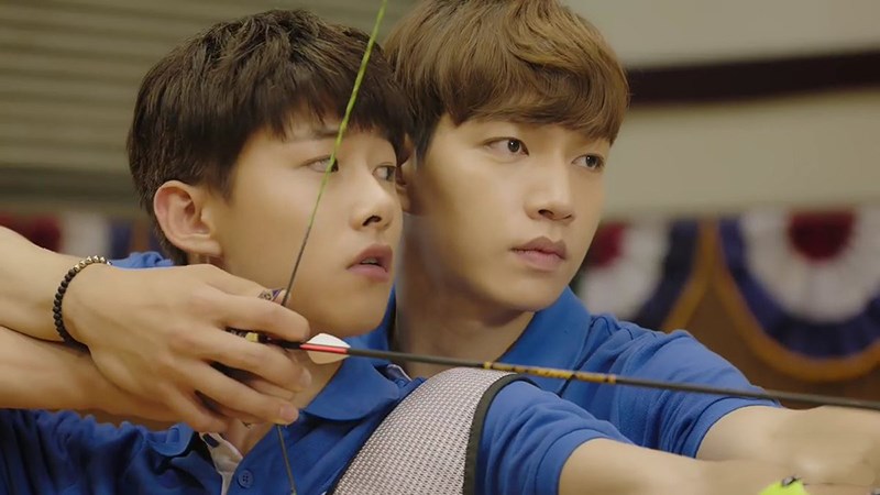 Hai diễn viên chính điển trai trong Matching! Boys Archery Club