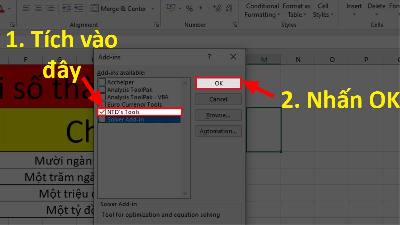 Tải phần mềm Vntools - Phần mềm chuyển đổi số thành chữ Excel