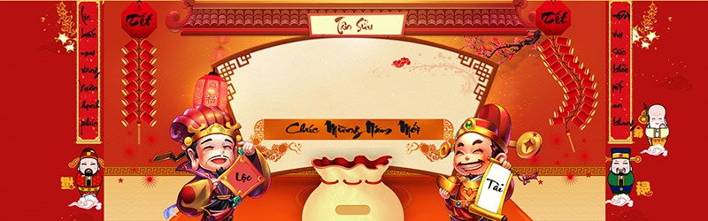 Banner tết file PSD 3