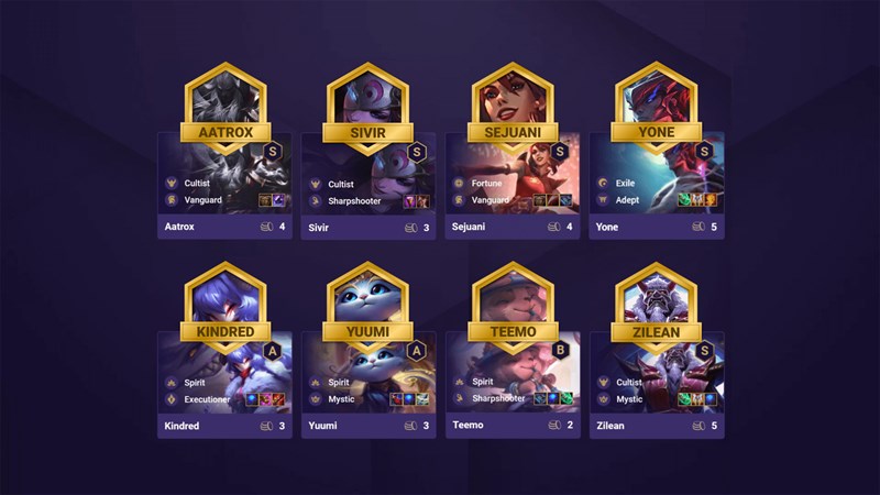 Đội h&igrave;nh Linh Hồn Cuồng Gi&aacute;o DTCL M&ugrave;a 4.5