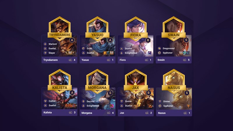 Đội h&igrave;nh Song Đấu Hấp Huyết DTCL M&ugrave;a 4.5