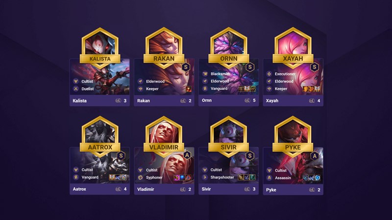 Đội h&igrave;nh Cuồng Gi&aacute;o Thần Rừng DTCL M&ugrave;a 4.5