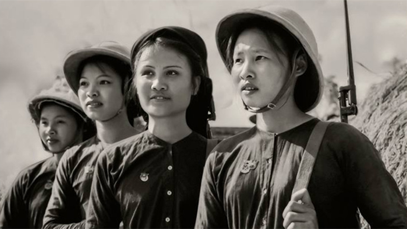 Ảnh các nữ chiến sĩ thời chiến tranh