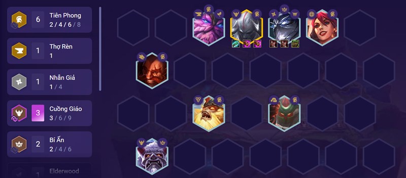 Đội h&igrave;nh cuối trận