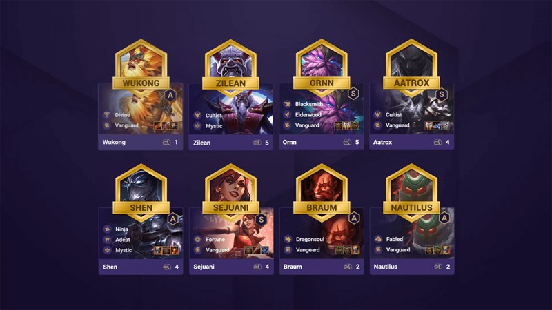 Đội h&igrave;nh Cuồng Gi&aacute;o Ti&ecirc;n Phong DTCL M&ugrave;a 4.5