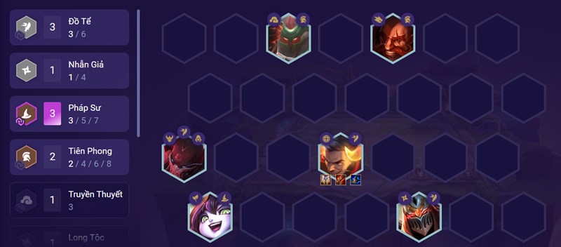 Đội h&igrave;nh giữa trận