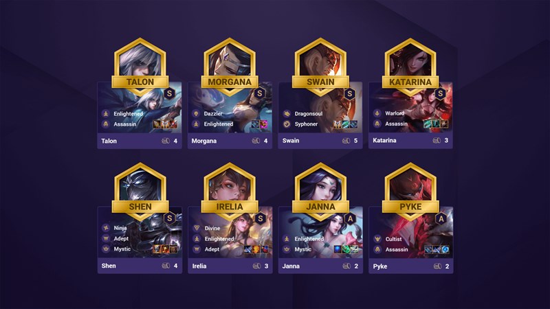 Đội hình Khai Sáng Sát Thủ DTCL Mùa 4.5 Đội hình Khai Sáng Sát Thủ DTCL Mùa 4.5