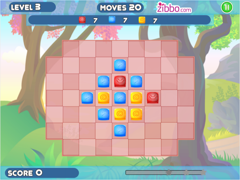 Game 2048 Candy Gems