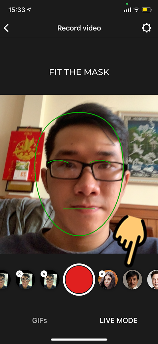  điều khiển khu&ocirc;n mặt người nổi tiếng theo cử chỉ gương mặt bạn