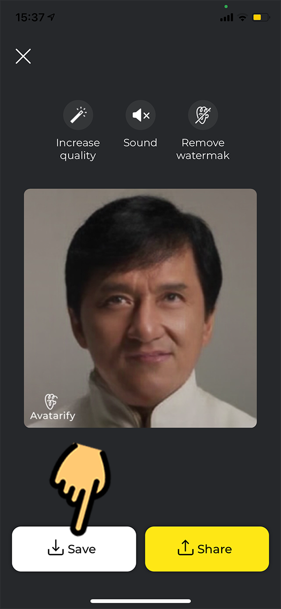  chọn Save (lưu về m&aacute;y) 