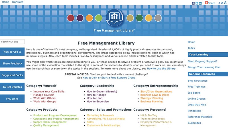 Free Management Library