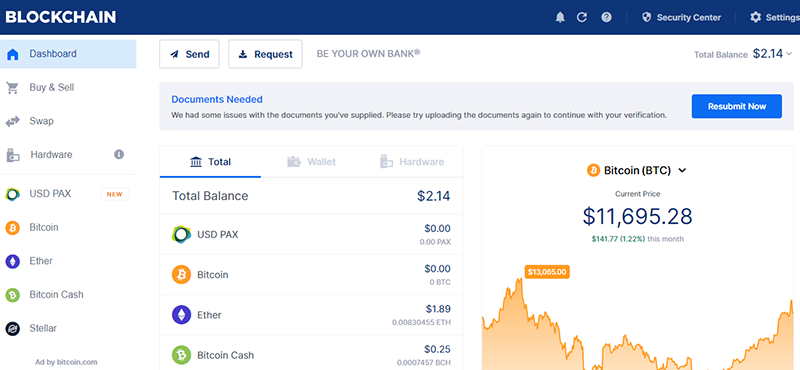 Ví Blockchain.Com