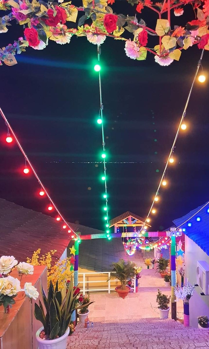 Buổi tối tại Chiến Diễm homestay