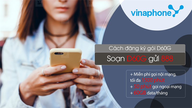 Đăng ký gói cước D60G VinaPhone
