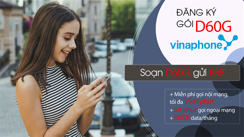Đăng ký gói D60G VinaPhone
