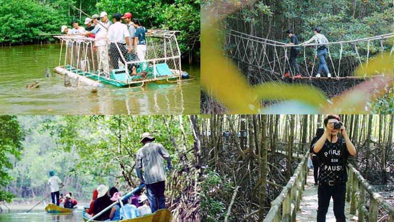 Các hoạt động vui chơi ở Vàm Sát