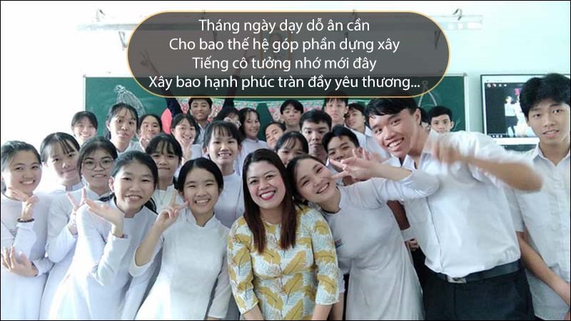 Thơ tặng Cô giáo ngày 8/3