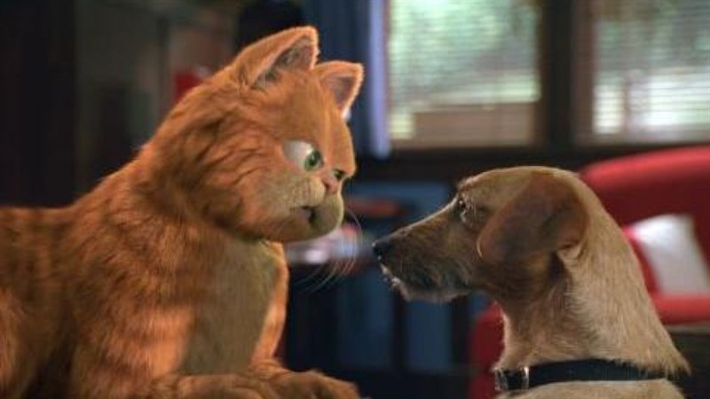 Chú mèo Garfield và chó Odie