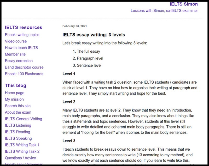 IELTS Simon
