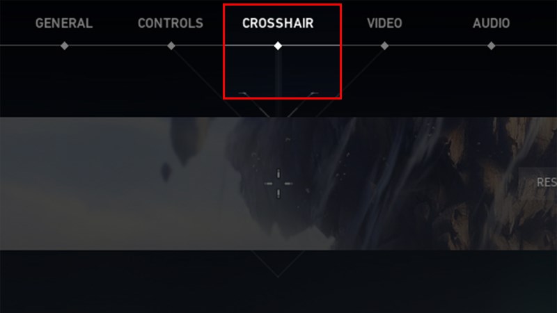 Chọn Crosshair