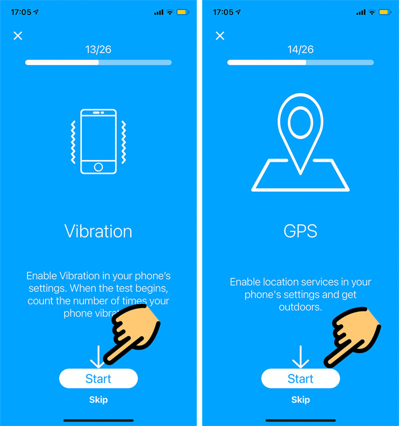 test GPS