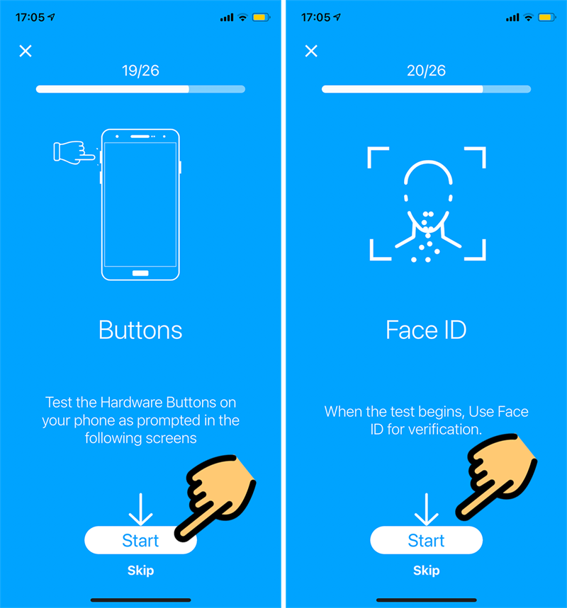 Tại phần FaceID
