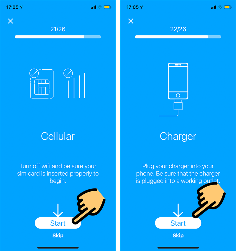 test hoạt động của SIM