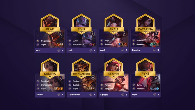 Đội hình Đồ Tể Sát Thủ DTCL Mùa 4.5 Đội hình Đồ Tể Sát Thủ DTCL Mùa 4.5