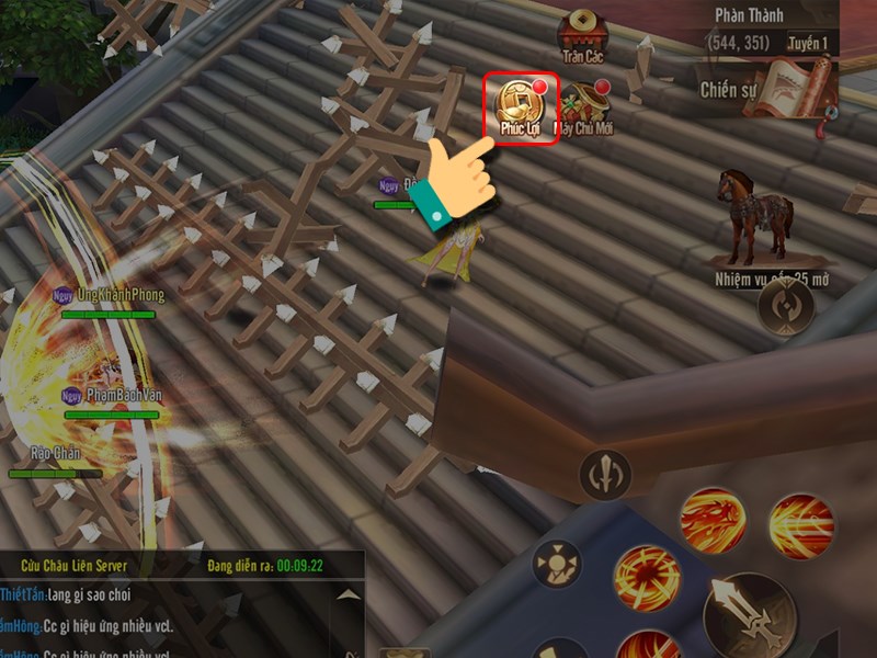 Nhấn v&agrave;o ph&uacute;c lợi