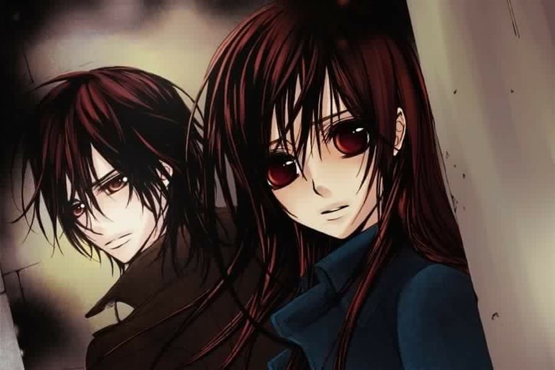 Yuki (bên phải) và Kaname Kuran (bên trái)