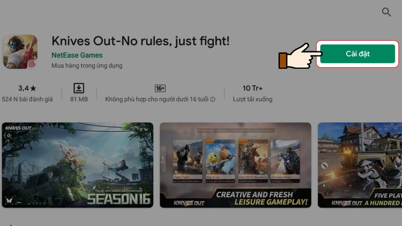 Nhấn chọn C&agrave;i đặt (Install)