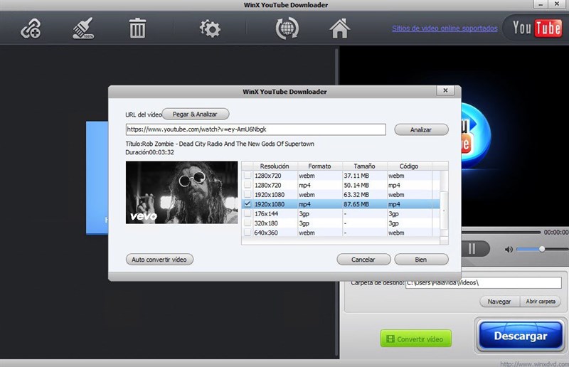 WinX Youtube Downloader