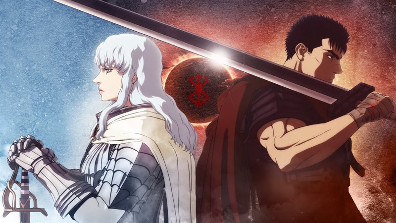 Guts (bên phải) và Griffith (bên trái)