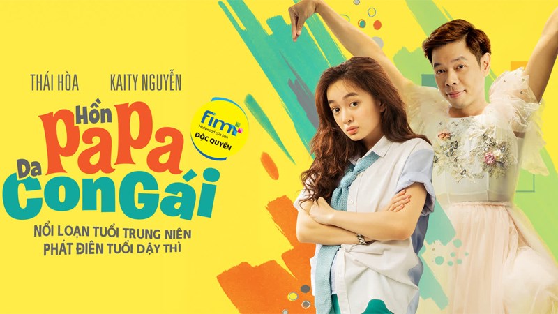kết hợp với Thái Hòa trong Hồn Papa da con gái