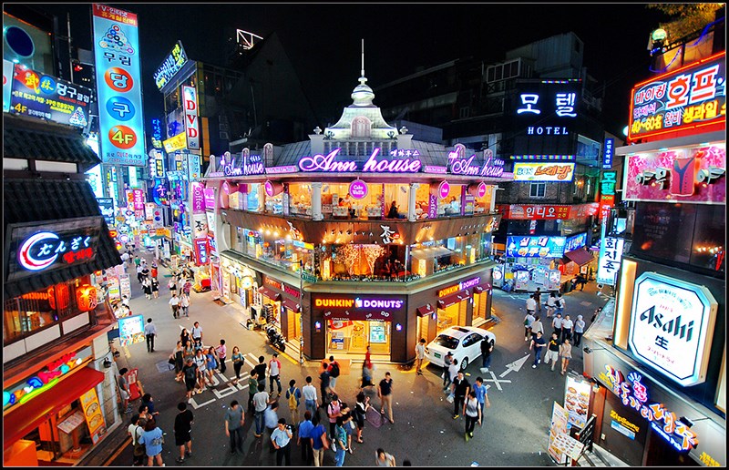 Phố Itaewon Hàn Quốc